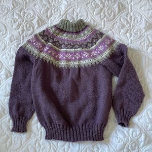 Hand-knitted Woolen Sweater